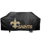 NFL New Orleans Saints Black Grill Cover