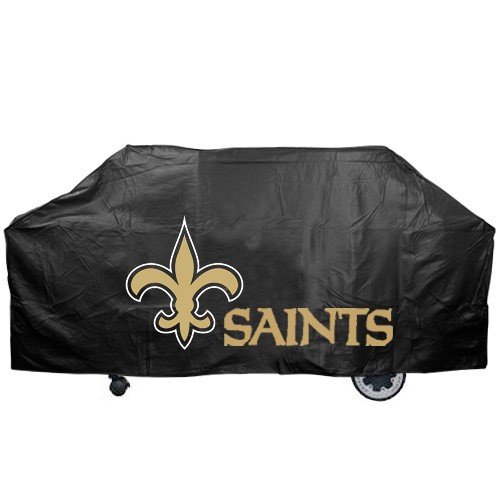New Orleans Saints Black Grill Cover