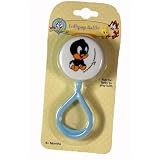 Looney Tunes Daffy Duck Baby Rattle in Blue Brand New