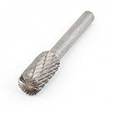 uxcell　ダイヤモンドバー　マウントポイント　10mm x 20mm　チップ　ダブル　カット　タングステン　カーバイド