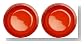 Le Creuset ���E���h�E�v���[�g 15cm 2���� �I�����W 910132-15-09