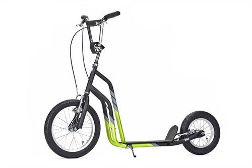 City-Line 16'+12' Scooter Roller Tretroller black/green City-Line 16'+12' Scooter Roller Tretroller black/green