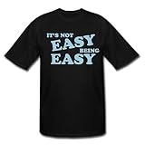 Diy Zausy Men's It's Not Easy Being Easy T-Shirts Black S