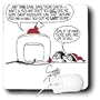 Rich Diesslins Cartoon Days of Christmas TCDC - Sean Boley Cartoon about Santas E-Mail for Christmas - Mouse Pads