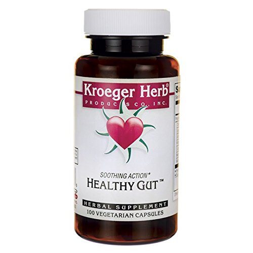 Kroeger Herb Healthy Gut Vegetarian Capsules, 100 Count