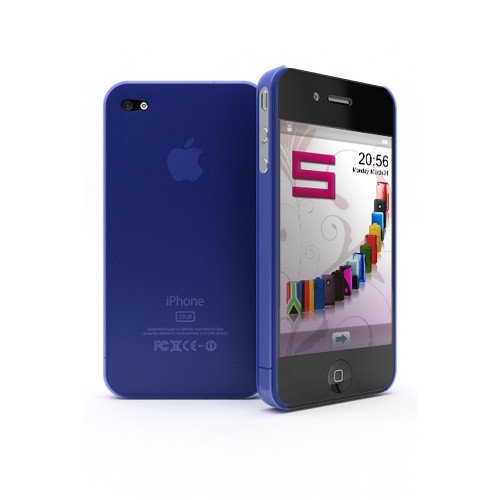 Katinkas Ultra Clear Hard Cover f&uuml;r Apple iPhone 4 blau Preisvergleich