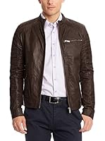 ROCHAS Cazadora Piel Roland (Marrón)