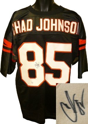 Chad Johnson Autographed/Hand Signed Cincinnati Bengals Jersey