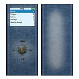 Apple iPod nano 第2世代/2nd用デコレーションスキンシール【Worn Denim】の画像