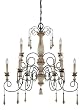 Minka Accents Provence 9 Light Chandelier 1239-580