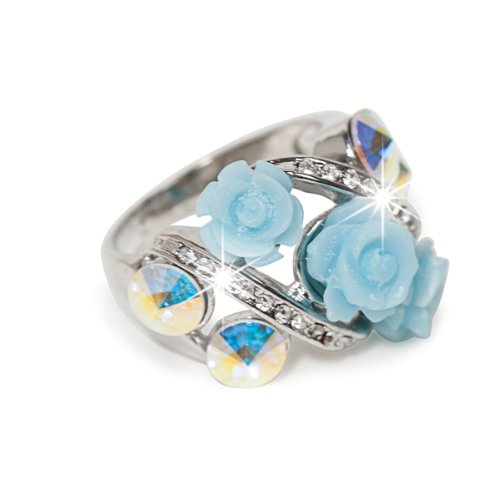 Schmuck-Art Damen-Ring Rosate Blau 60 28101 Preisvergleich
