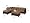 Bobkona Hungtinton Microfiber/faux Leather 3-piece Sectional Sofa Set, Saddle Image #2