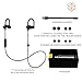 TaoTronics Bluetooth Headphones, Wireless In-Ear Earbuds Sports Earphones (Secure Ear Hooks Design, 8 Hours Play Time) [Upgraded Version]
