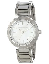 Kenneth Jay Lane Womens KJLANE-2017  Mother-Of-Pearl Dial Stainless Steel Watch