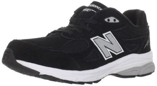 New Balance KJ990 Lace-Up Running Shoe (Little Kid/Big Kid),Black,6.5 XW US Big Kid