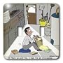 Rich Diesslins Funny Religious Light Cartoons - Pastor Privacy and Interruption Issues - Light Switch Covers - double toggle switch