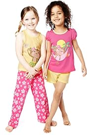 2 Pack Pure Cotton Monkey Pyjamas