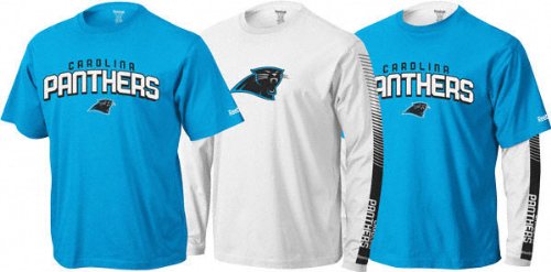 Carolina Panthers Youth 2 in 1 Long Sleeve Gameday T-Shirt