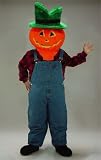 Jack-O-Lantern Mascot Head