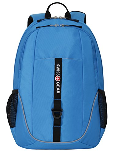 SwissGear SA6639 Neon Blue Computer Backpack - Fits Most 15 Inch Laptops and Tablets