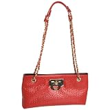 DKNY French Grain Leather Chain E/W Cross-Body