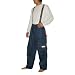 2 PIECE BONUS PACK: ECKO FUNCTION Mens Dark Blue Waterproof Insulated Winter Ski Snowboard Overalls / Snow Pants & Puma Toque / Hat