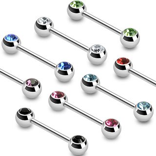 316L Surgical Steel Barbells/Nipple Bars Pink