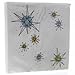 180D Sputnik Retro Atomic Starburst 50's Style Paper Napkins-Pack of 20, White