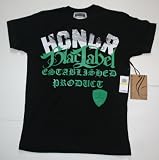 Blac Label Young Men's Fashion T-Shirt - Honor' Size: Medium - Jet Black