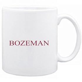 " Bozeman " Villes des Etats-Unis Tasse (Blanc, C�ramique, 325 ml)