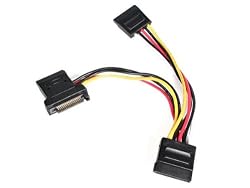 StarTech.com 4-Inch SATA Power Y Splitter Adapter Cable (PYO3SATA)