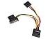 StarTech.com 4-Inch SATA Power Y Splitter Adapter Cable (PYO3SATA)