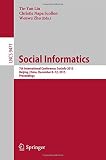 Social informatics : 7th International Conference, SocInfo 2015, Beijing, China, December 9-12, 2015, proceedings