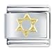 Jewelry : Pugster Religious Gold Tone Star Of David Italian Charms