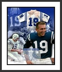 Johnny Unitas Indianapolis Colts NFL Framed 8x10 Photograph Legends Collage