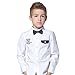 Leo&Lily Little Boys' Fashion Button down closure England Classic Woven Shirts