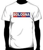 Bologna F.C. 1909 Basic Logo Tee, Adult Medium - White