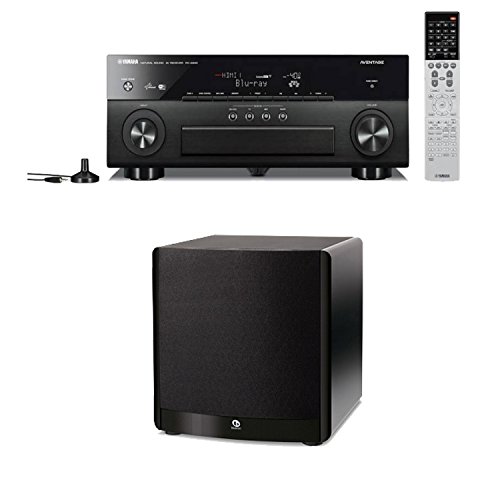 Yamaha RX-A840 7.2-Channel Network AVENTAGE Home Theater Receiver Plus A Boston Acoustics ASW650 10-Inch 650-Watt Powered Subwoofer