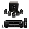 Denon AVR1612 Receiver/Mirage NanoSat 5.1 Home Theater Speaker Bundle AV1612NANO $574.88