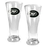 NFL New York Jets 19oz. Pilsner Glass (Set of 2)