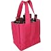Six Bottle Wine Tote Berry