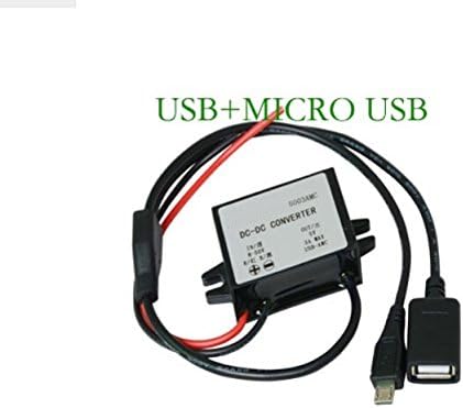 New Arrival Updated DIY Super Voltage Rang DC Converter Buck Module 8-50V to 5V ,12V/24V/36V/48V to 5V,Micro USB+ USB output power adapter,car phone charger Y018