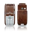 Dark Burlwood Design Protective Skin Decal Sticker for LG Rumor Cell Phone