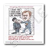 Londons Times Funny Panel Hollywood Cartoons - Alex Trebek With Legal Problems - Iron on Heat Transfers