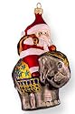 Glass Christmas Ornament, "Maharaja Santa", Exclusive Mold