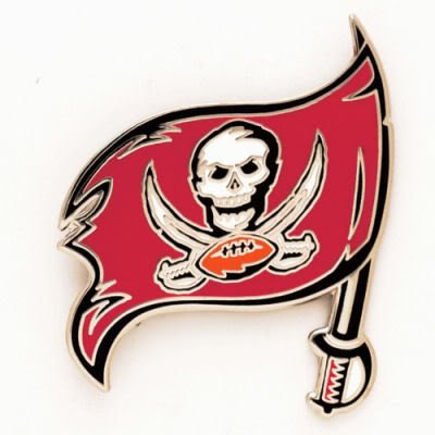 TAMPA BAY BUCCANEERS OFFICIAL LOGO LAPEL PIN