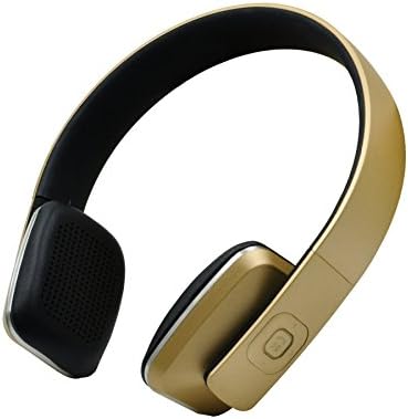 Bluetooth Headphones,youvimiTM Stereo Noise Canceling Answer the Phone, Music Switching, Wireless Fidelity 4.1 over-ear Headsets to iPhone6 / 6S / 6 plus In addition, the iPad / iPod's, Android devices(gold)
