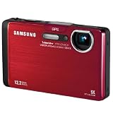 Samsung - ST1000 - Appareil Photo Compact Num&eacute;rique - 12,2 Mpix - Zoom Optique 5x - Ecran LCD 3,5" - Stabilis&eacute; - Rouge