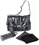 Kalencom A Step Above Buckle Bag-Tiger Fur - Black/Gray