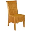 Hansen Rattan 3911/F610 Peddigrohrstuhl honig gebeizt / Rücken doppelt geflochten, Seitenteile / B 48 T 61 H 98 SH 47 cm